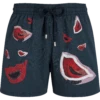Men Stretch Swim Trunks Passion - Vilebrequin X Deux Femmes Noires -Outdoor Beach & Swimwear MSOU3F85 342 front 3920x3920 1