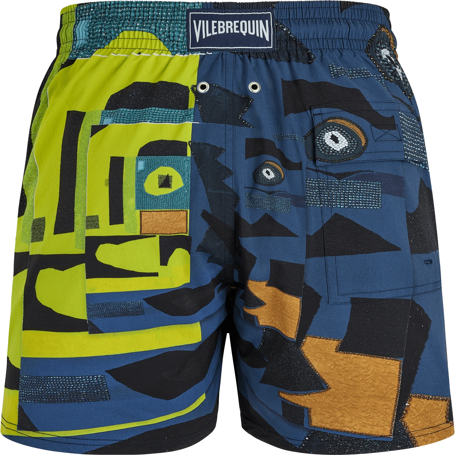 Men Stretch Swim Trunks Eternité - Vilebrequin X Deux Femmes Noires 4 Men Stretch Swim Trunks Eternité - Vilebrequin X Deux Femmes Noires - Image 2