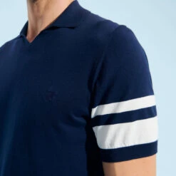 Vilebrequin Men Stripped Cotton Knit Polo -Outdoor Beach & Swimwear NRFU3P01 390 supp1 3920x3920 1