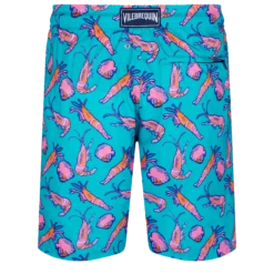 Vilebrequin Men Long Ultra-light And Packable Swim Trunks Crevettes Et Poissons -Outdoor Beach & Swimwear OKHC3J83 316 back 3920x3920 1