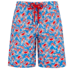 Vilebrequin Men Long Swimwear Ultra-light And Packable Crabs & Shrimps