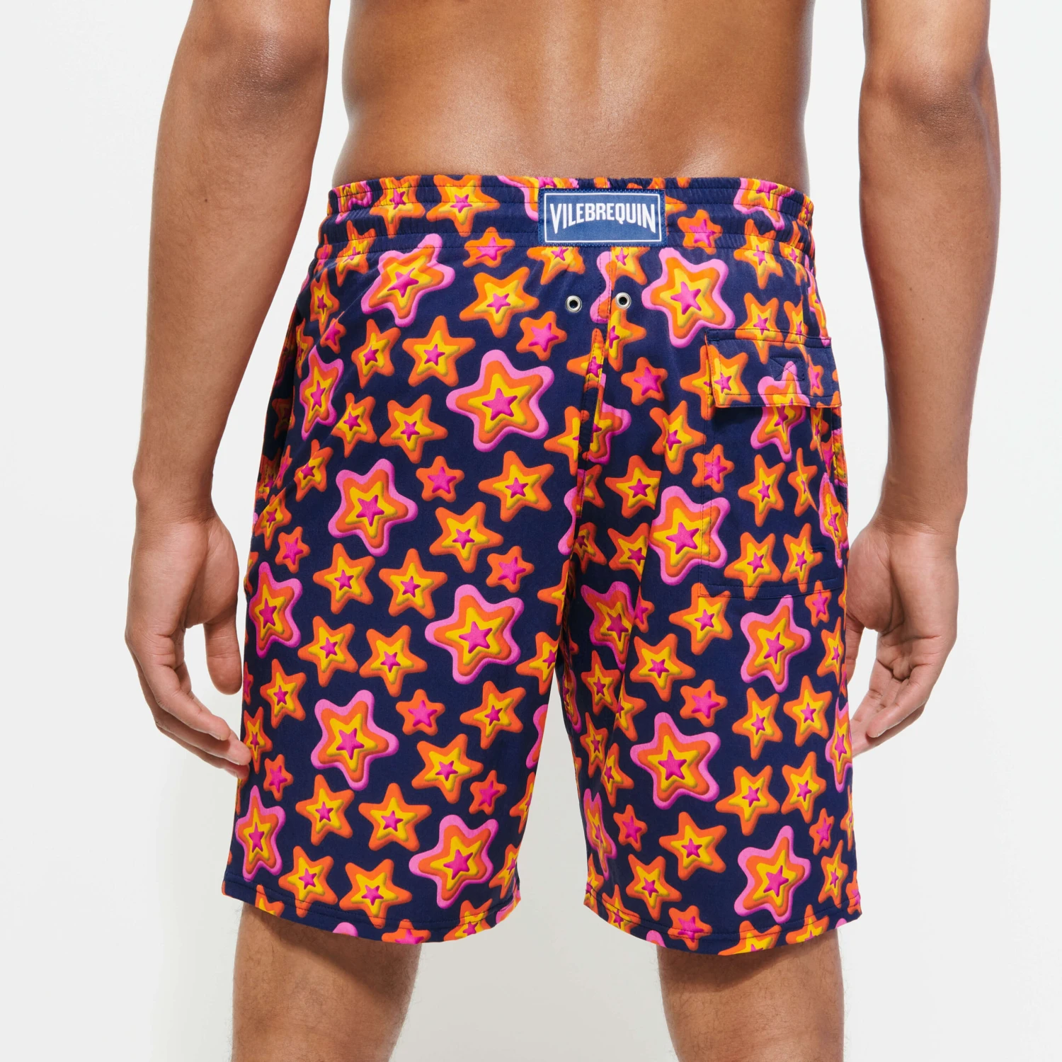 Vilebrequin Men Long Swim Trunks Stars Gift 6 Vilebrequin Men Long Swim Trunks Stars Gift - Image 4