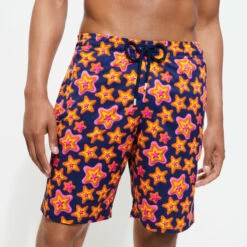 Vilebrequin Men Long Swim Trunks Stars Gift 17 Vilebrequin Men Long Swim Trunks Stars Gift -Outdoor Beach & Swimwear OKIC3F24 390 supp2 3920x3920 1