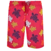 Vilebrequin Men Long Swim Trunks Ronde Des Tortues -Outdoor Beach & Swimwear OKOC3B36 256 front 3920x3920 1