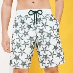 Vilebrequin Men Long Swim Trunks Starfish Dance Flocked -Outdoor Beach & Swimwear OKOC3D05 348 supp1 3920x3920 1