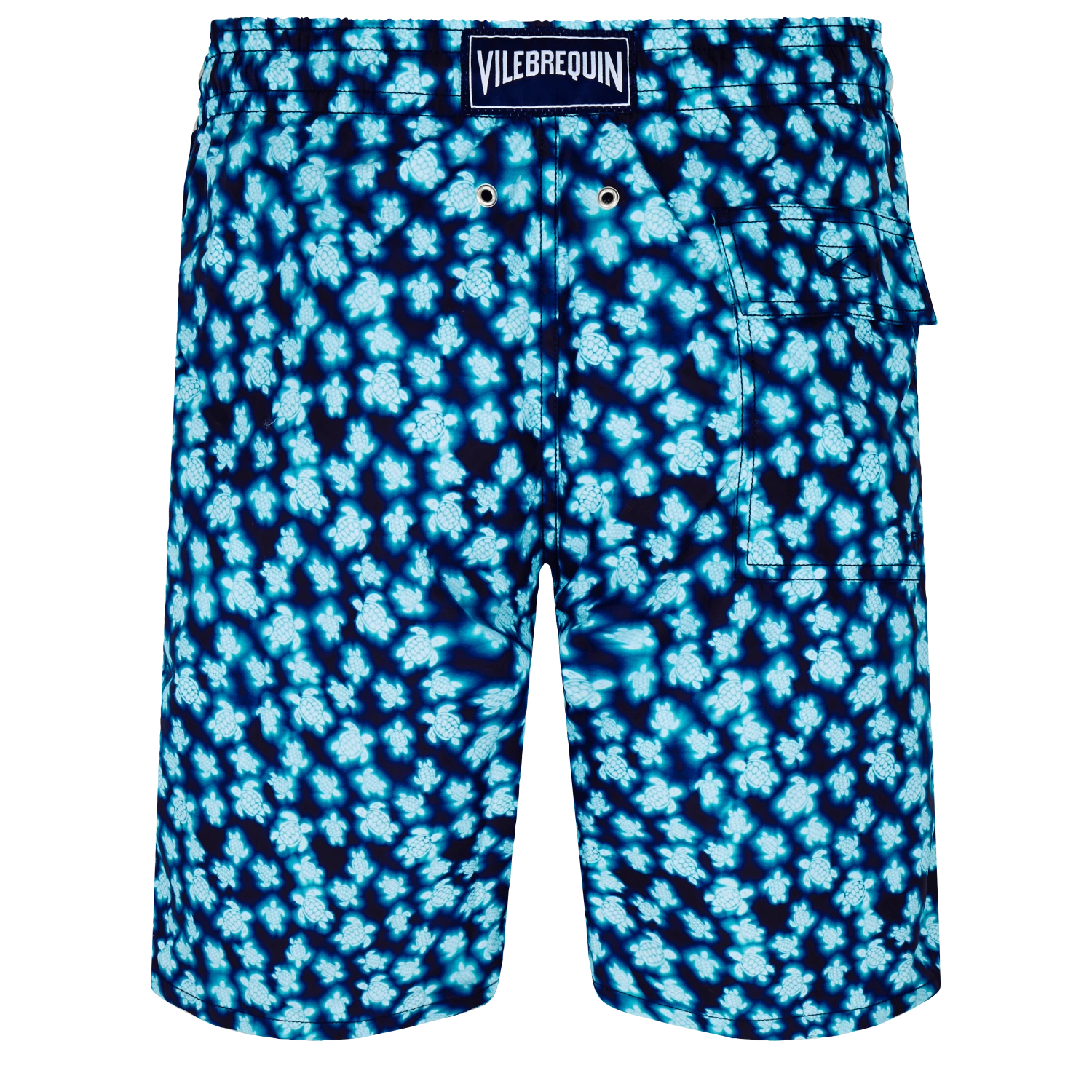 Vilebrequin Men Long Swim Trunks Blurred Turtles 4 Vilebrequin Men Long Swim Trunks Blurred Turtles - Image 2