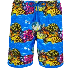 Men Swim Trunks Long Vilebrequin X Hunt Slonem