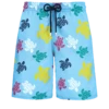 Vilebrequin Men Long Swim Trunks Ronde Des Tortues Multicolores -Outdoor Beach & Swimwear OKOU3B36 368 front 3920x3920 1