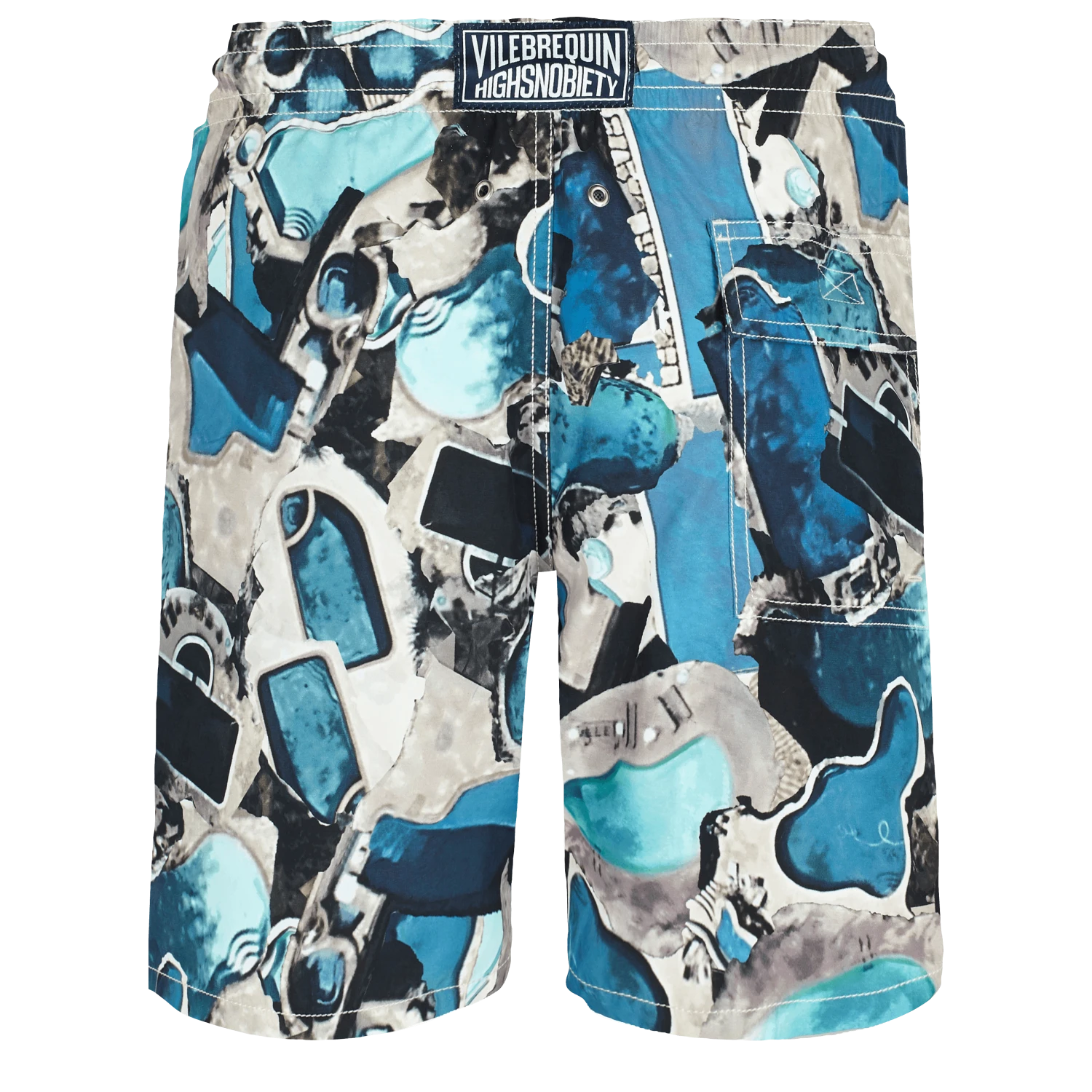 Men Long Swim Trunks Californian Pool Dogtown - Vilebrequin X Highsnobiety 4 Men Long Swim Trunks Californian Pool Dogtown - Vilebrequin X Highsnobiety - Image 2