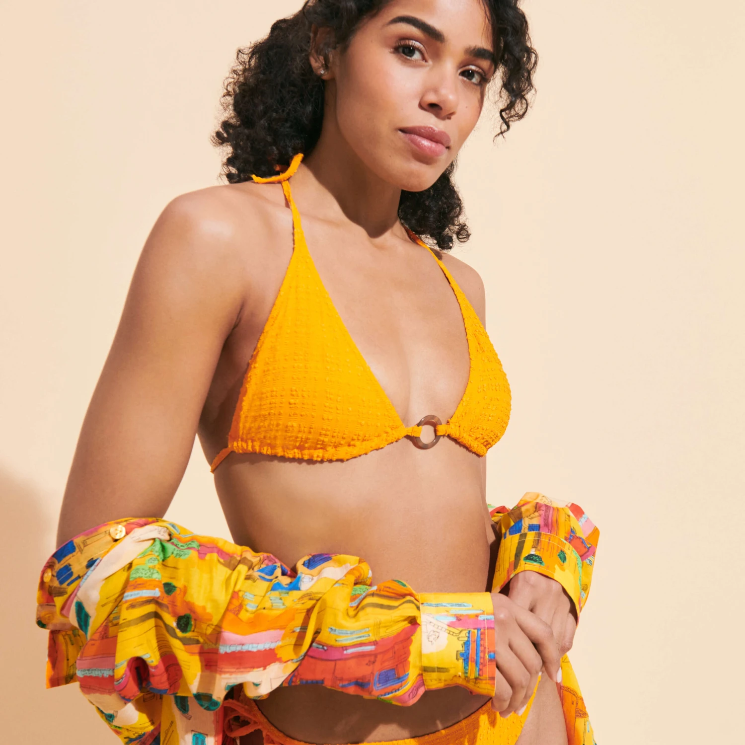 Vilebrequin Women Triangle Bikini Top Plumetis 7 Vilebrequin Women Triangle Bikini Top Plumetis - Image 5