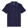 Vilebrequin Men Terry Polo Shirt Solid 2 Vilebrequin Men Terry Polo Shirt Solid -Outdoor Beach & Swimwear PAFC1Q00 390 front 3920x3920 1