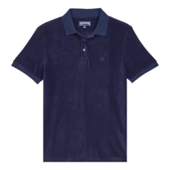 Vilebrequin Men Terry Polo Shirt Solid