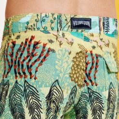 Vilebrequin Men Printed Linen Pants Jungle Rousseau -Outdoor Beach & Swimwear PAHC3U03 414 supp3 3920x3920 1