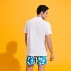 Vilebrequin Men Terry Polo Solid -Outdoor Beach & Swimwear PHEC3Q00 010 backworn 3920x3920 1