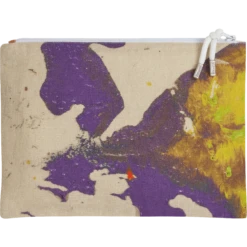 Unisex Linen Beach Pouch Gra - Vilebrequin X John M Armleder -Outdoor Beach & Swimwear PKXH2U11 987 supp2 3920x3920 1