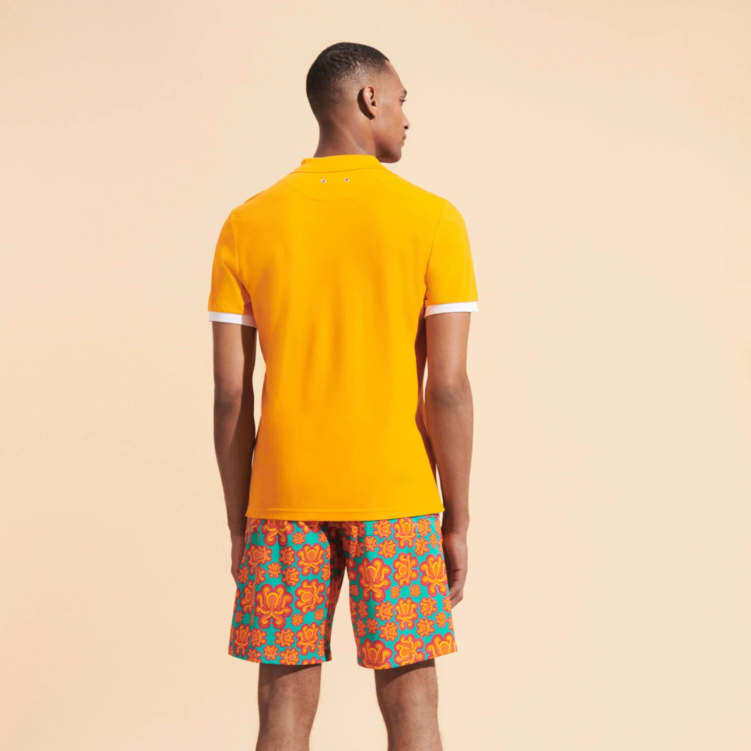 Vilebrequin Men Cotton Pique Polo Shirt Solid 6 Vilebrequin Men Cotton Pique Polo Shirt Solid - Image 4