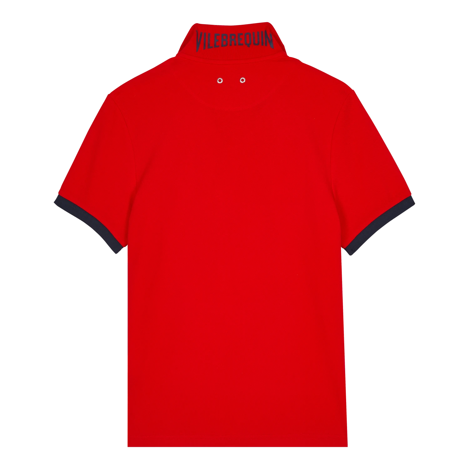 Vilebrequin Men Cotton Pique Polo Shirt Solid 4 Vilebrequin Men Cotton Pique Polo Shirt Solid - Image 2