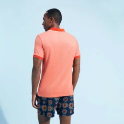 Vilebrequin Men Cotton Changing Color Pique Polo Shirt 11 Vilebrequin Men Cotton Changing Color Pique Polo Shirt -Outdoor Beach & Swimwear PLNU3N02 201 backworn 3920x3920 1