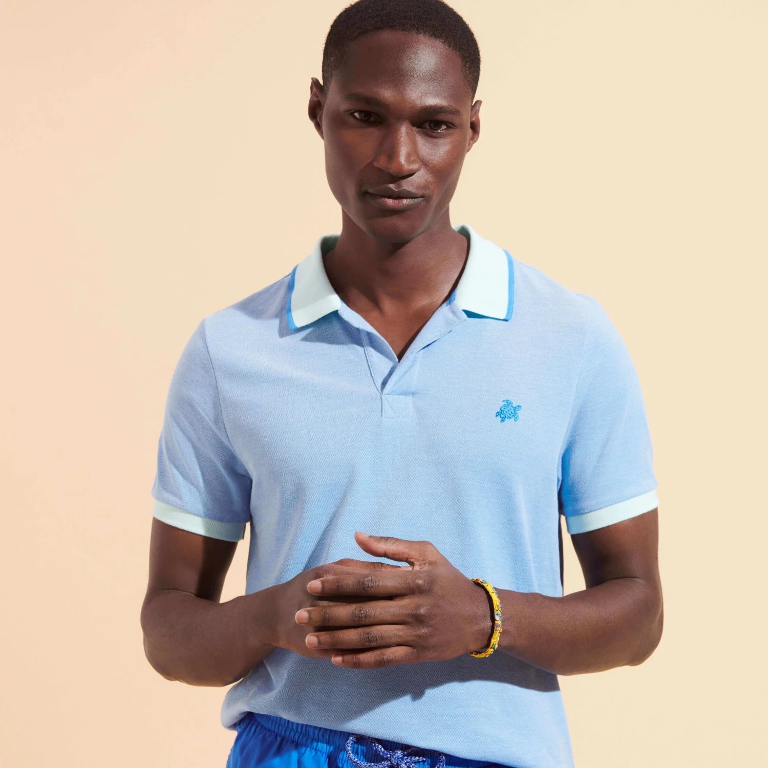 Vilebrequin Men Cotton Pique Polo Shirt Solid 8 Vilebrequin Men Cotton Pique Polo Shirt Solid - Image 6