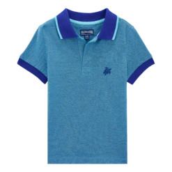 Vilebrequin Boys Changing Cotton Pique Polo Shirt Solid