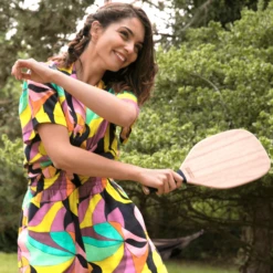 Vilebrequin Wooden Beach Paddles -Outdoor Beach & Swimwear PPGU19V1 000 frontworn women 3920x3920 1