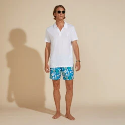 Vilebrequin Men Tencel Polo Shirt Solid -Outdoor Beach & Swimwear PRLH9R02 010 supp1 3920x3920 1