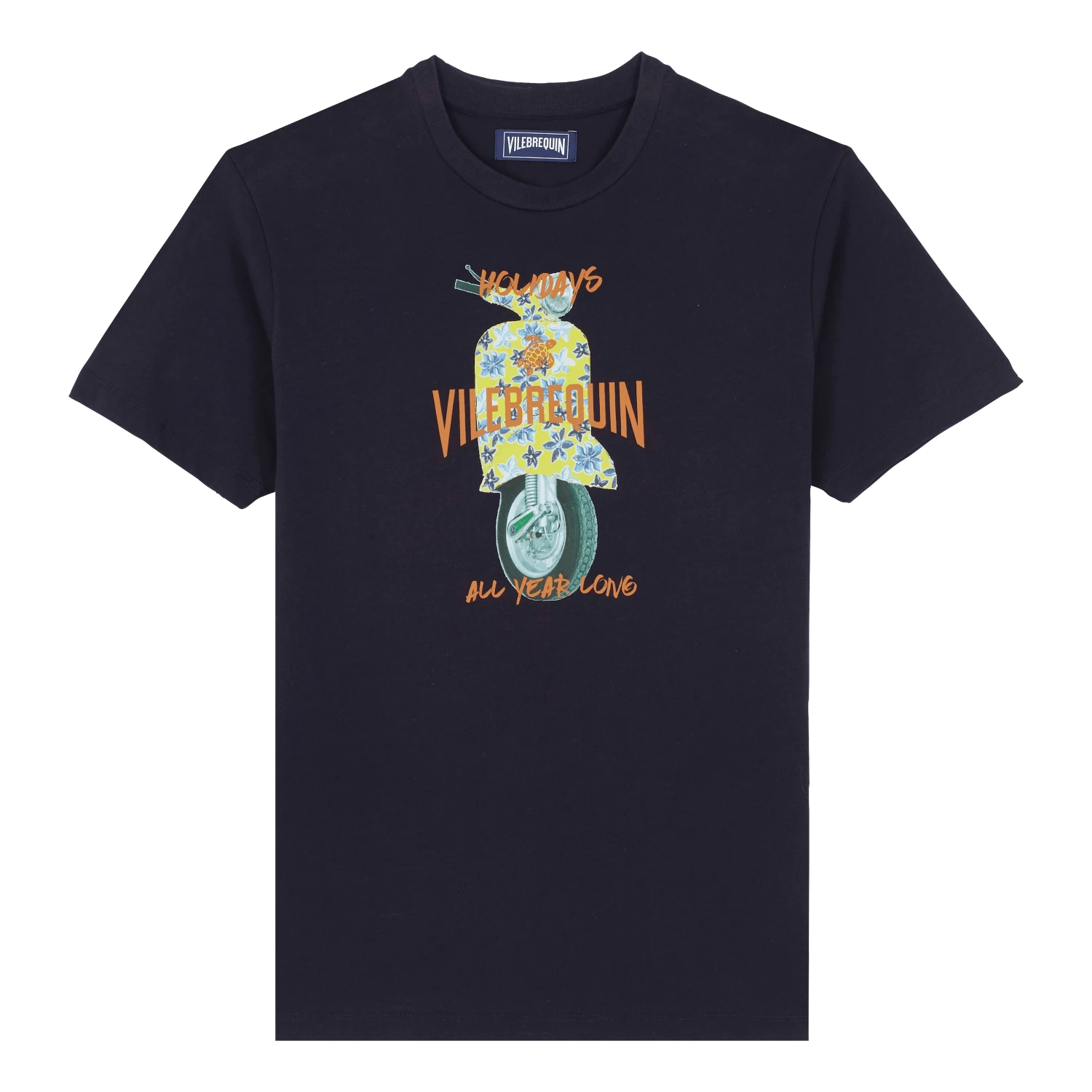 Vilebrequin Cotton Men T-shirt Raiatea 3 Vilebrequin Cotton Men T-shirt Raiatea
