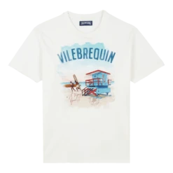 Vilebrequin Cotton Men T-shirt Malibu Lifeguard