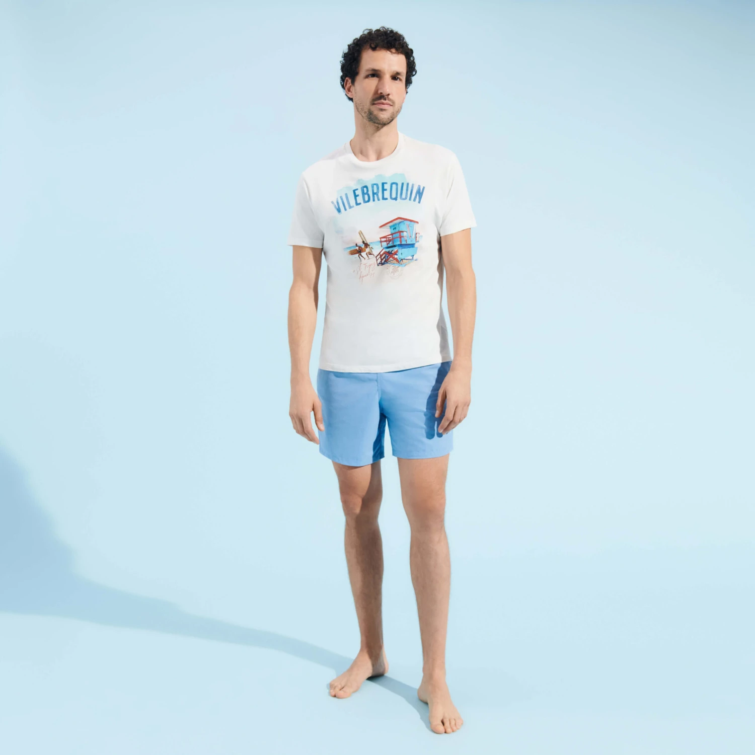 Vilebrequin Cotton Men T-shirt Malibu Lifeguard 5 Vilebrequin Cotton Men T-shirt Malibu Lifeguard - Image 3