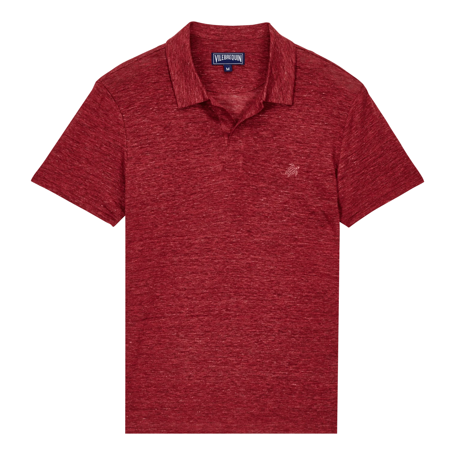 Vilebrequin Men Linen Jersey Polo Shirt Solid 3 Vilebrequin Men Linen Jersey Polo Shirt Solid