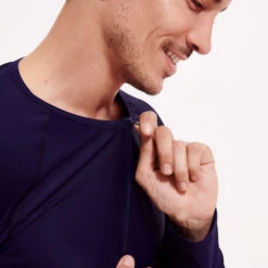 Vilebrequin Men Long Sleeves Zipper Rashguard Solid -Outdoor Beach & Swimwear RGZU2R35 390 supp3 3920x3920 1