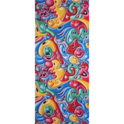 Unisex Beach Towel Faces In Places - Vilebrequin X Kenny Scharf