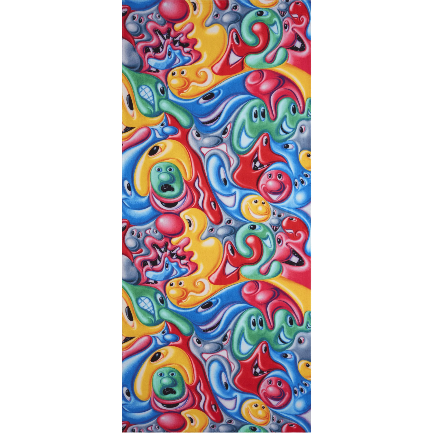 Unisex Beach Towel Faces In Places - Vilebrequin X Kenny Scharf 3 Unisex Beach Towel Faces In Places - Vilebrequin X Kenny Scharf