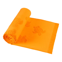 Vilebrequin Beach Fouta In Organic Cotton Turtles Jacquard -Outdoor Beach & Swimwear STHU1201 172 supp1 3920x3920 1