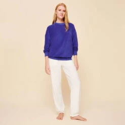 Vilebrequin Unisex Terry Sweatshirt Solid -Outdoor Beach & Swimwear SWEC3Q02 354 supp3 3920x3920 1