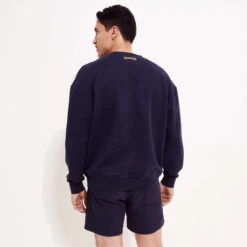 Vilebrequin Men Cotton Sweatshirt The Year Of The Rabbit 11 Vilebrequin Men Cotton Sweatshirt The Year Of The Rabbit -Outdoor Beach & Swimwear SWEC3S22 390 backworn 3920x3920 1