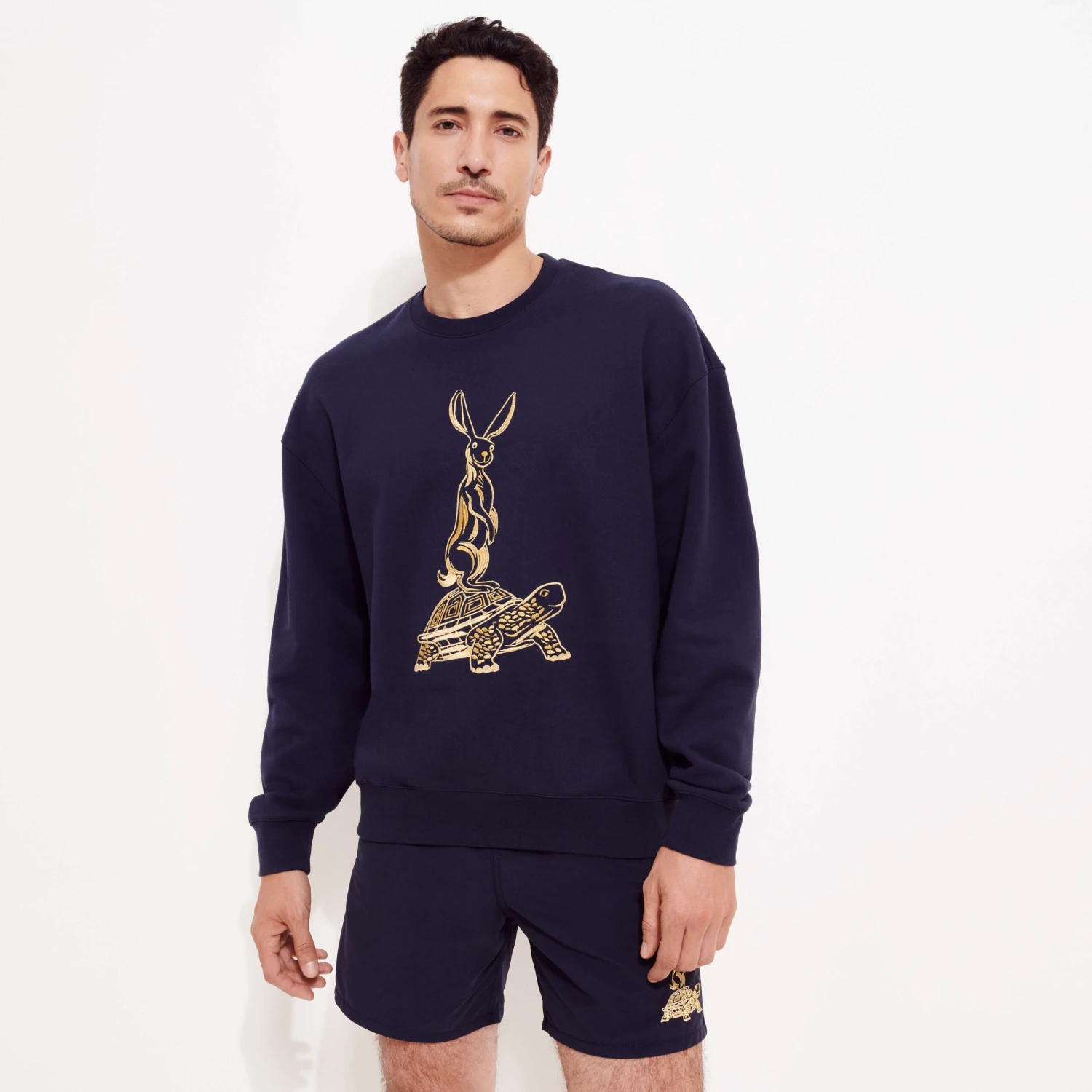 Vilebrequin Men Cotton Sweatshirt The Year Of The Rabbit 5 Vilebrequin Men Cotton Sweatshirt The Year Of The Rabbit - Image 3