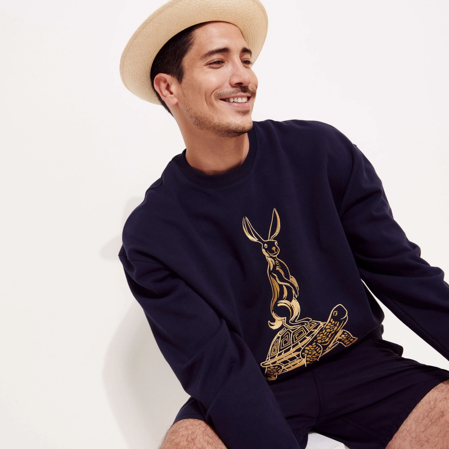 Vilebrequin Men Cotton Sweatshirt The Year Of The Rabbit 7 Vilebrequin Men Cotton Sweatshirt The Year Of The Rabbit - Image 5