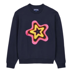 Vilebrequin Men Cotton Sweatshirt Stars Gift