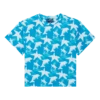 Vilebrequin Boys Cotton T-Shirt Clouds -Outdoor Beach & Swimwear TDYC3P06 398 front 3920x3920 1