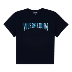 Vilebrequin Boys Organic Cotton T-Shirt Shark All Around