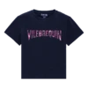 Vilebrequin Boys Cotton T-Shirt Hypno Shell -Outdoor Beach & Swimwear THYC3P11 390 front 3920x3920 1
