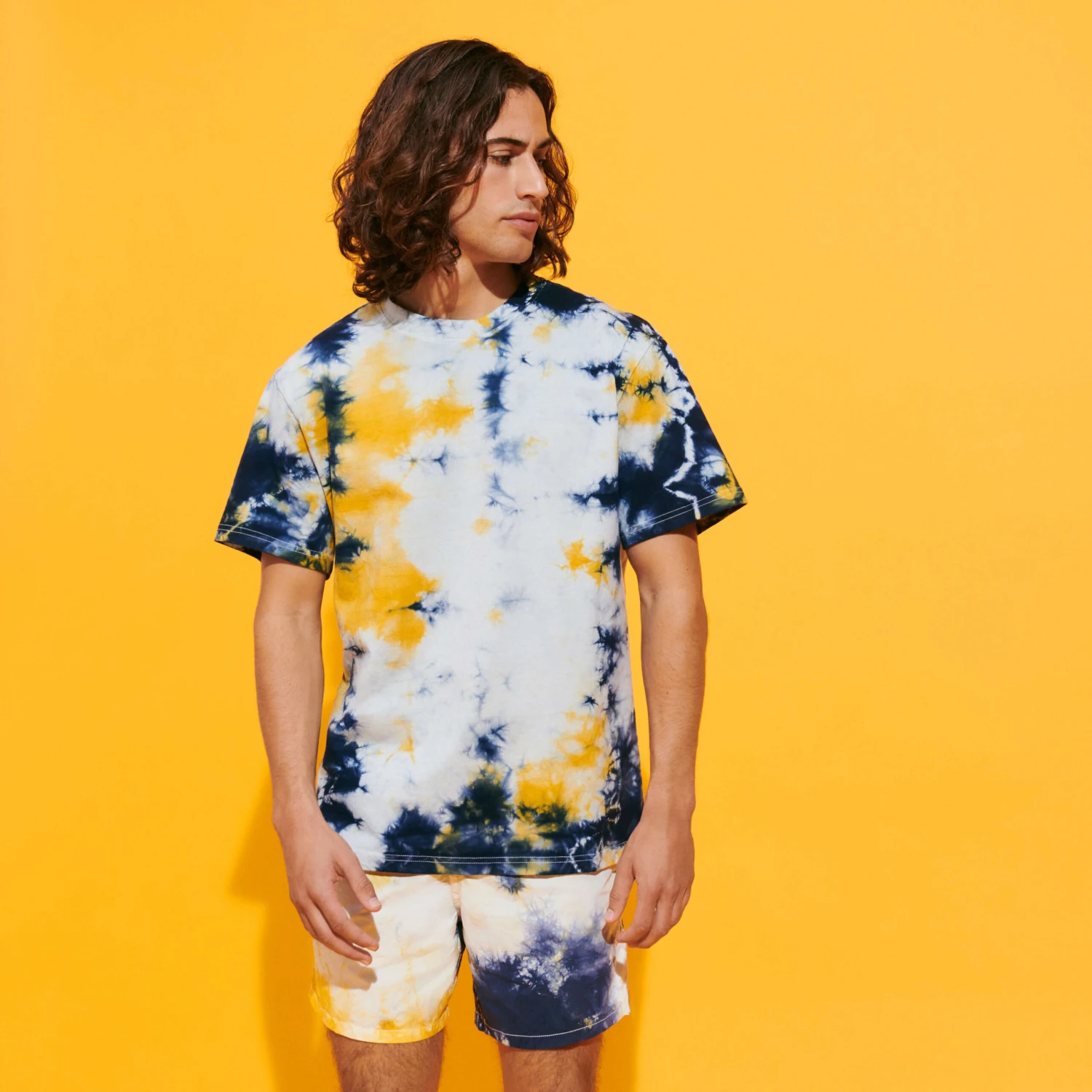 Vilebrequin Men Organic Cotton T-shirt Tie & Dye 5 Vilebrequin Men Organic Cotton T-shirt Tie & Dye - Image 3