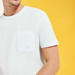 Vilebrequin Men Organic Cotton T-Shirt Solid -Outdoor Beach & Swimwear TTNU0P00 348 supp1 3920x3920 1