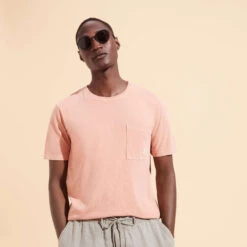 Vilebrequin Men Organic Cotton T-shirt Solid -Outdoor Beach & Swimwear TTNU3P11 128 supp1 3920x3920 1