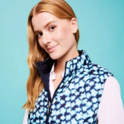 Vilebrequin Unisex Reversible Sleeveless Jacket Blurred Turtles -Outdoor Beach & Swimwear VRGH2Y40 390 supp7 3920x3920 1