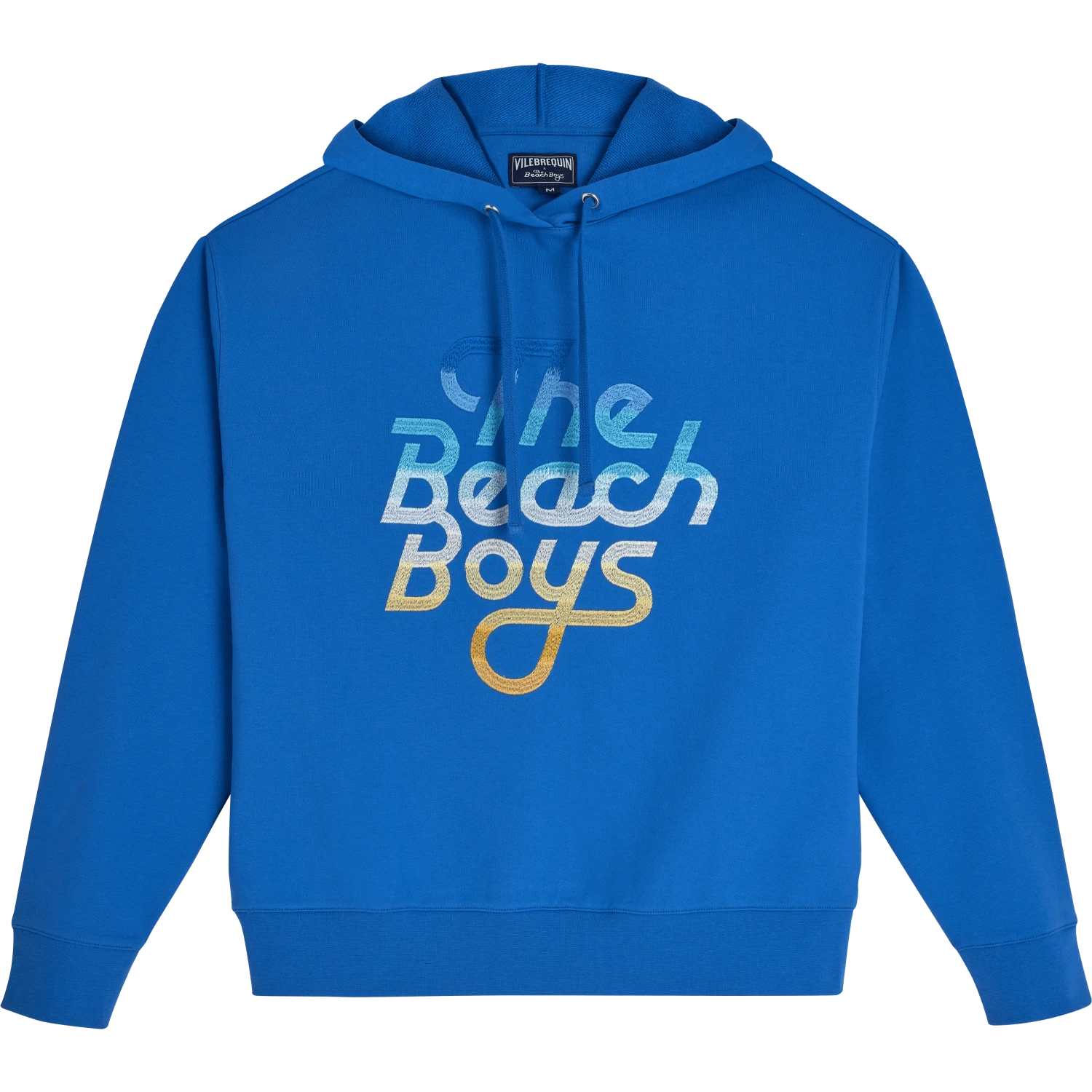 Men Hoodie Gradient Embroidered Logo - Vilebrequin X The Beach Boys 3 Men Hoodie Gradient Embroidered Logo - Vilebrequin X The Beach Boys